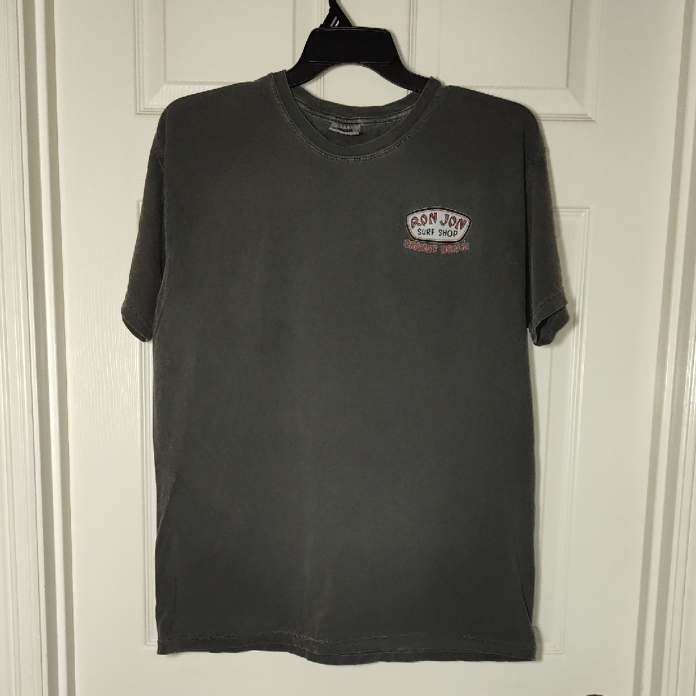Comfort Colors RON Jon Surf Shop Gray Short Sleeve Tee